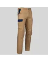 PANTALÓN UNISEX MULTIBOLSILLOS ELÁSTICO ARCE COMBINADO GARYS 7502C1