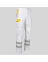 PANTALÓN UNISEX MULTIBOLSILLOS ELÁSTICO ARCE COMBINADO + 2 BANDAS REFLECTANTES GARYS 7502CB