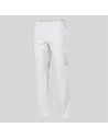 PANTALÓN SANITARIO SARGA BLANCA BOLS. GOMA ENTERA GARYS 772G00