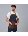 DELANTAL PETO VAQUERO Y PIEL GARYS 100004