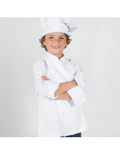 CHAQUETA COCINERO INFANTIL BLANCA GARYS 950100 2