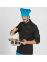 CHAQUETA COCINA UNISEX NEGRA M/L BOLS. MANGA GARYS 931300