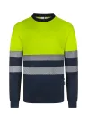 CAMISETA POLIÉSTER RECICLADO BICOLOR MANGA LARGA CINTA SEGMENTADA VELILLA 305635