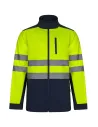 CAZADORA SOFT SHELL BICOLOR VELILLA 306006