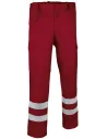 PANTALON CON BANDAS ALTA VISIBILIDAD DRILL VALENTO PAVADRI