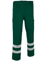 PANTALON CON BANDAS ALTA VISIBILIDAD DRILL VALENTO PAVADRI